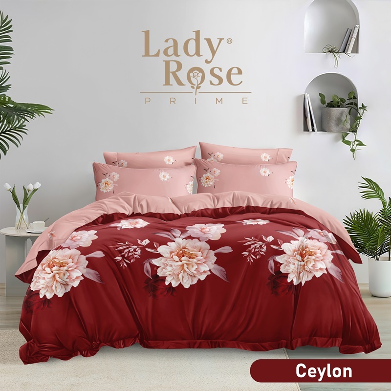 LADY ROSE Set Bedcover + Sprei Rumbai 180X200 / 160X200 -