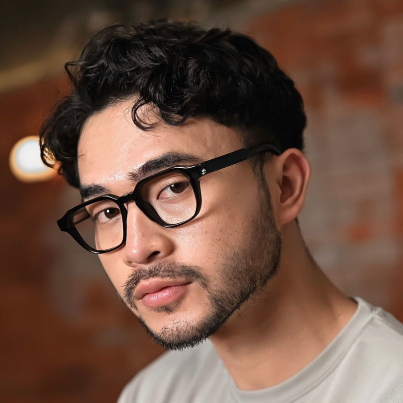 Vascka Eyewear - Frame Bingkai Kacamata Kiel Eyeglasses / Kacamata Bold Tebal Kotak Kokoh Unisex Wan