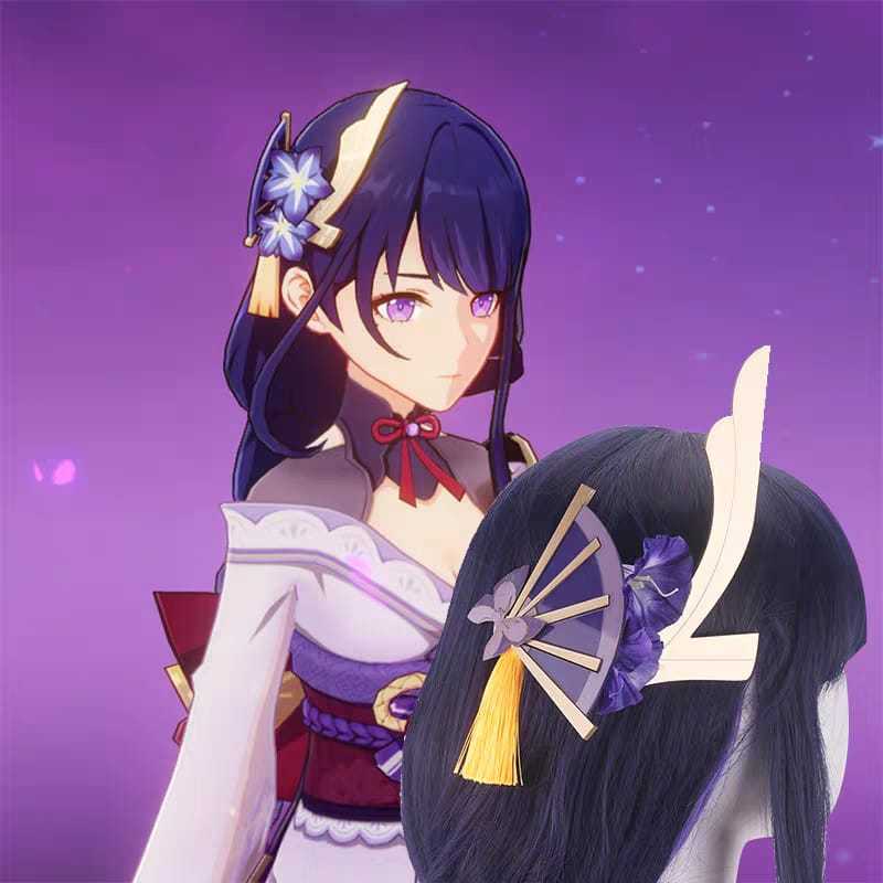 [PERIWINGKEL] JEPIT RAMBUT BAAL/RAIDEN SHOGUN