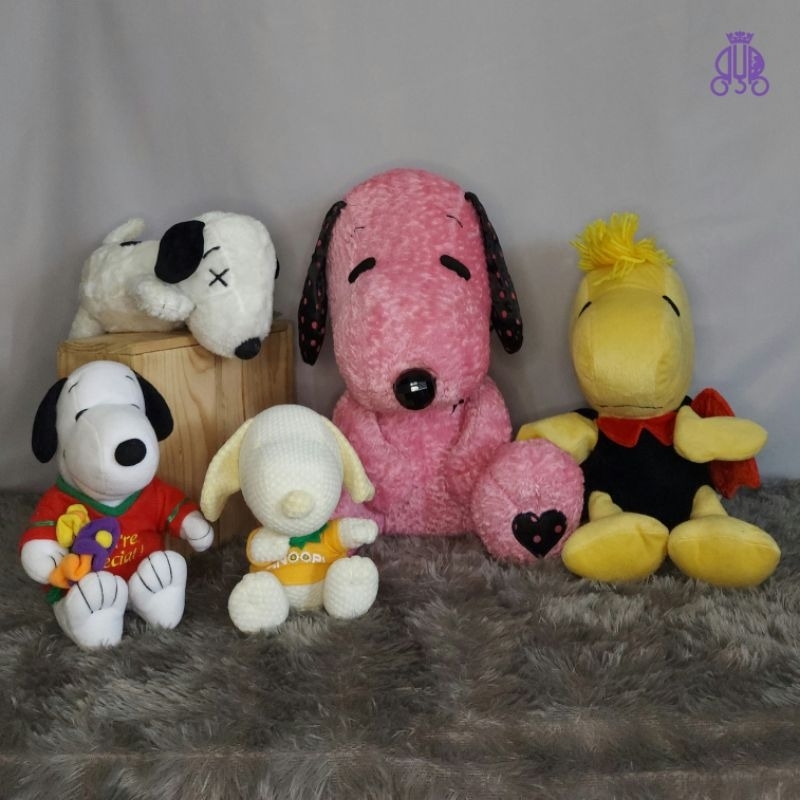 Boneka karakter Snoopy & teman-temannya