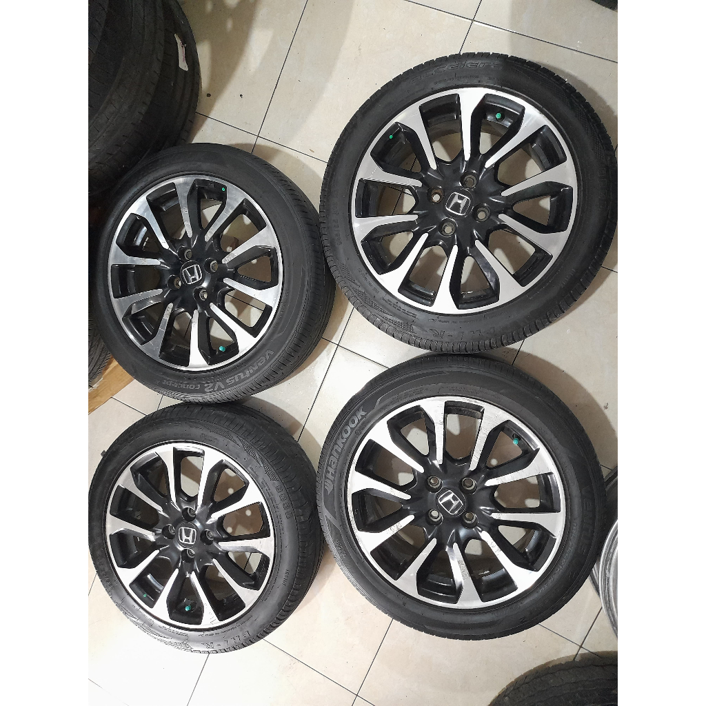 Velg bekas ori jazz GK5 ring 16 & ban 185/55 2021 (2) 2022 (2)