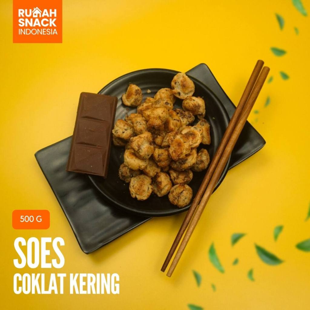 

Makanan Ringan Soes Coklat 500g Cemilan Snack Manis Extra Coklat