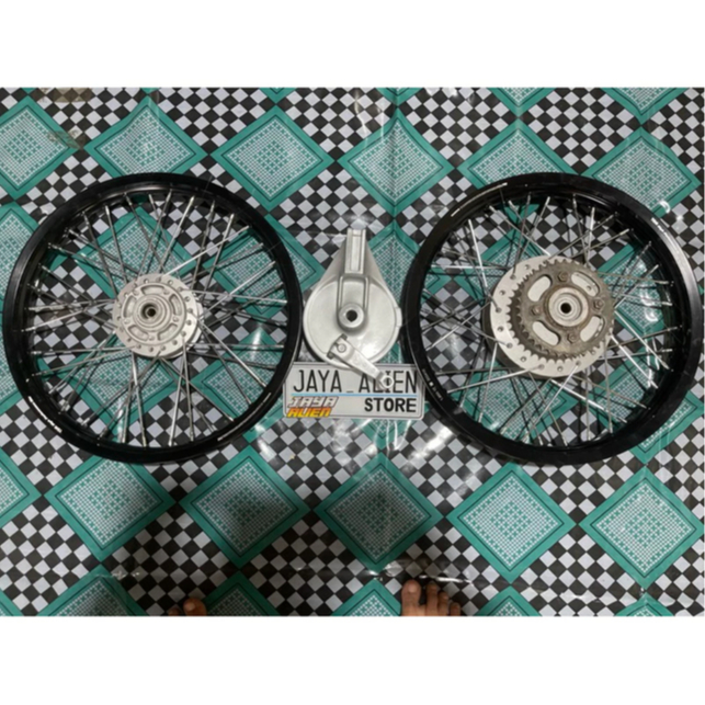 Paketan TDR Velg Set Tromol Jari Ring 17 Ukuran 160/185 Honda GL Max Megapro Primus Megapro Hiu GL P