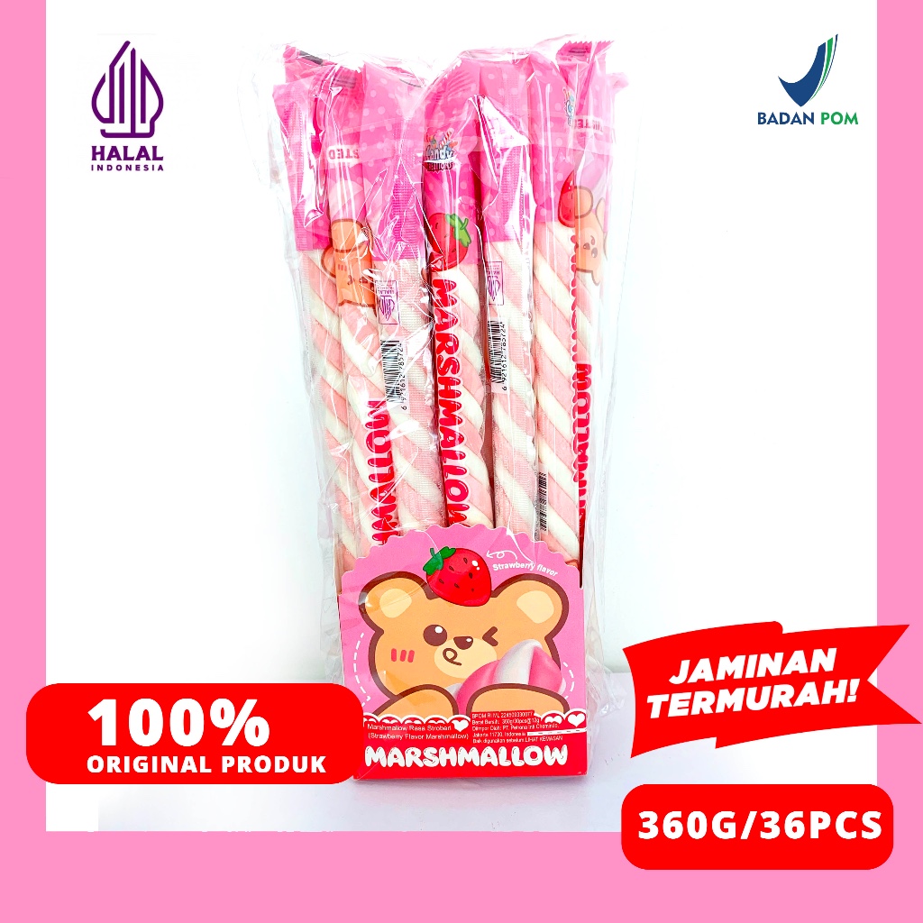 

QH Marshmallow Panjang Candy Creation 360 Gram HALAL