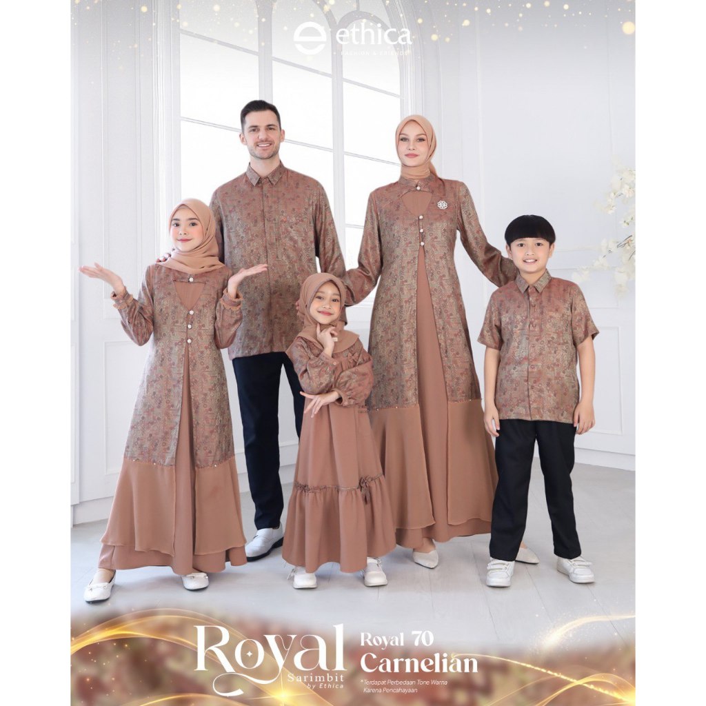 SARIMBIT KELUARGA TERBARU ETHICA ROYAL 70 CARNELIAN KAGUMI 339, KAHFI 354, KAGUMI KIDS 182, KAHFI KI
