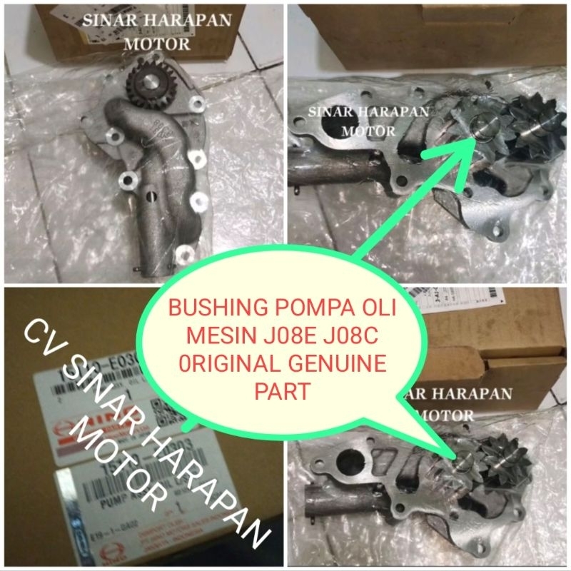 BUSHING POMPA OLI HINO 500 DUMP TRUCK TRONTON BUSHING OIL PUMP 15110 ORIGINAL