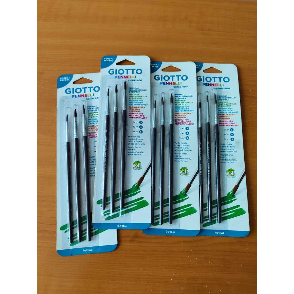 

[DEFECT] Giotto Art Brush Serie 400 Round Set 03, 04, 05