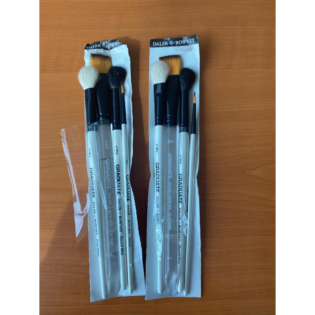 

[DEFECT] Daler Rowney Graduate 4 Brush Natural & Synthetic Set