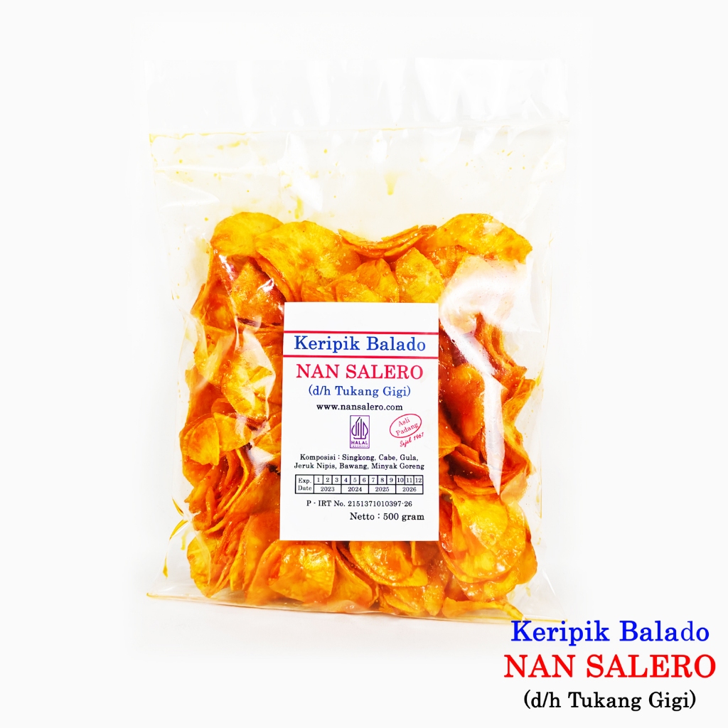 

Keripik Balado Bulat Nan Salero 500 gram