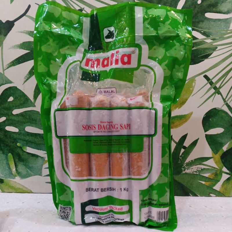 

Malia Sosis Daging Sapi Jumbo 18cm 1 kg HALAL