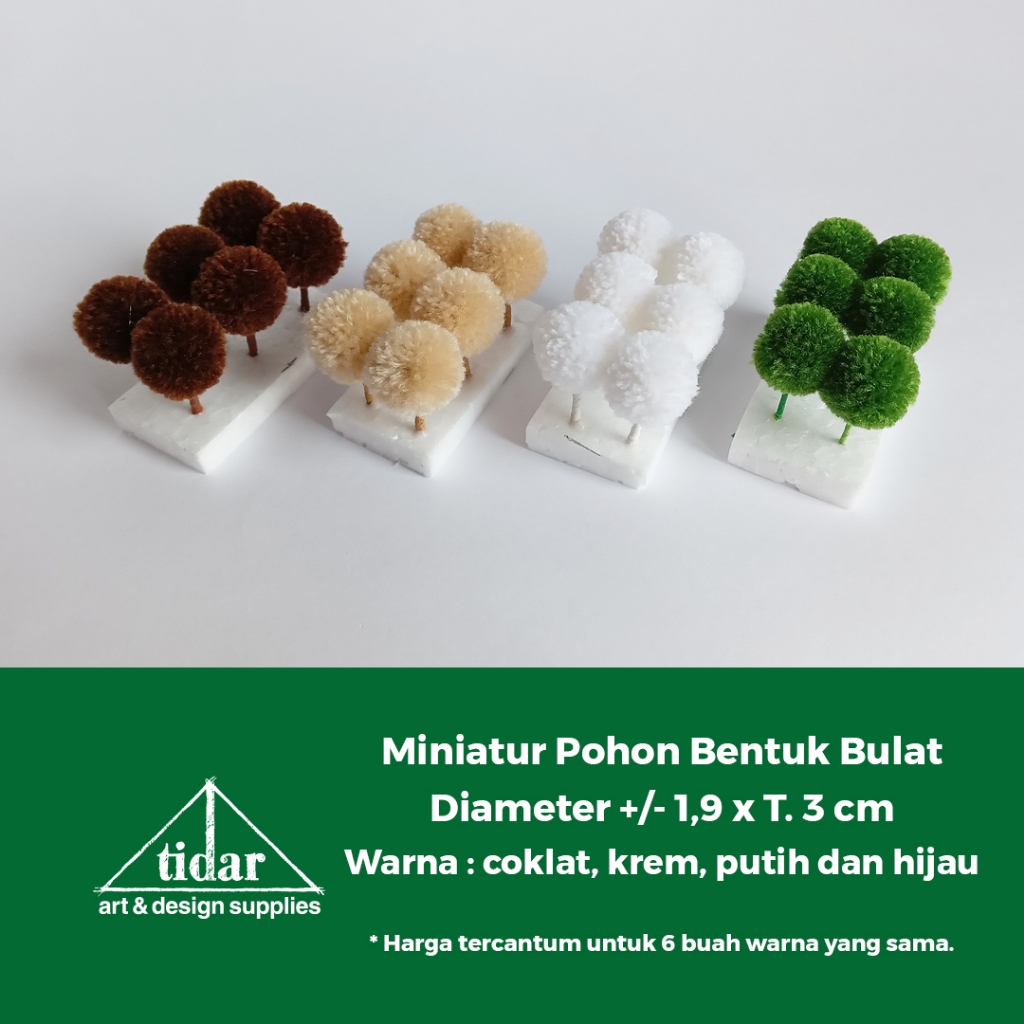 

[MR] MH - Miniatur Pohon Bulat - Maket Tanaman #3