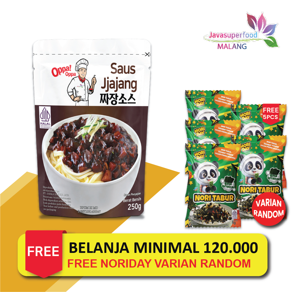 

Saus Jjajang Halal Pasta Kedelai Hitam 250g Saus jjajangmyeon Oppa!Oppa