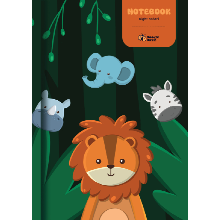 

Asaba Bandung - Doodle Dazz Buku Tulis/Notebook/Buku Catatan A6 Imaginary Friend Notebook A6/ Buku Tulis Sekolah isi 50 lembar