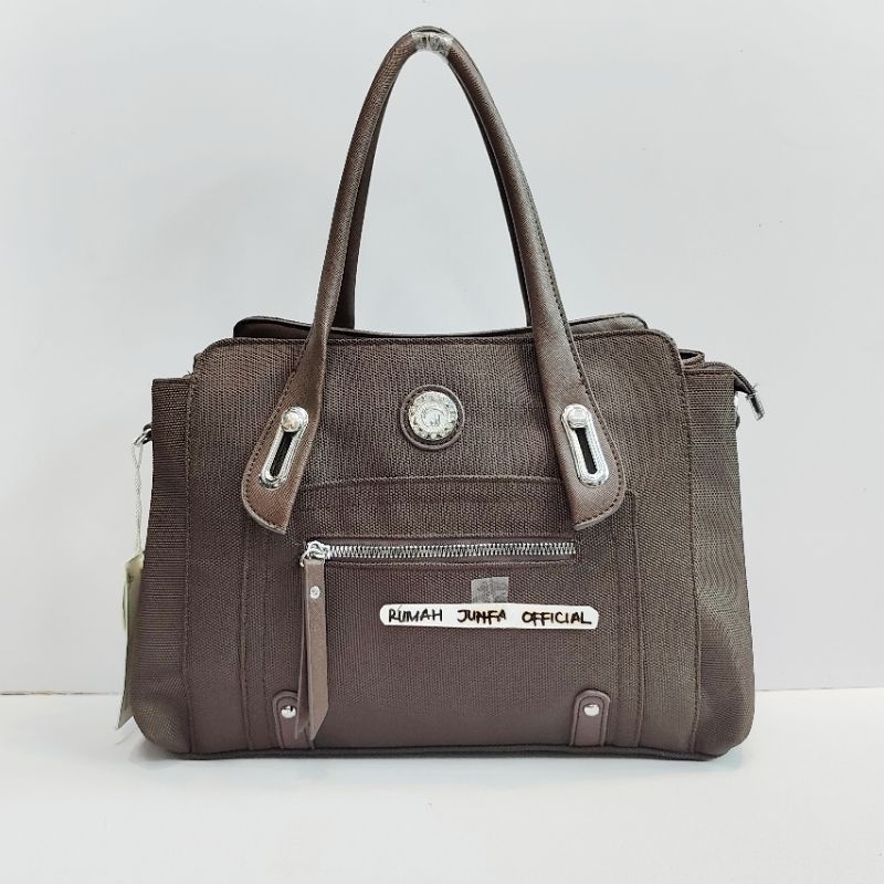 TAS SELEMPANG DAN JINJING  JUNFA 3 RUANG KODE 2108-96 BAHAN KANVAS