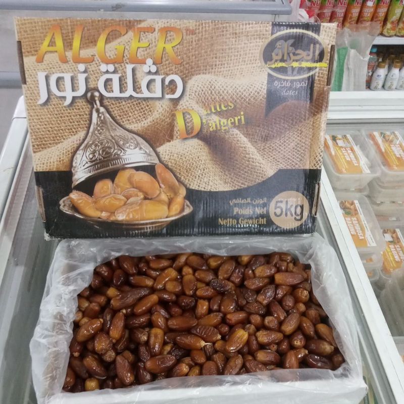 

Kurma ALGER Kas Dates angry /Aljazair Madu non Tangkai berat bersih 5 kg