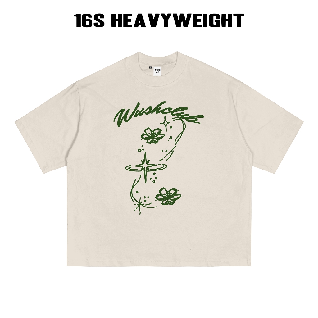 WUSH CLUB 16S BOXY FIT HEAVYWEIGHT TEE BAJU KAOS DISTRO PRIA WANITA OVERSIZE COTTON COMBAD INFER BEI