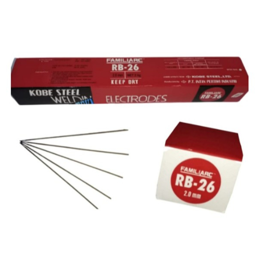 KAWAT LAS RB-26 2mm x 300mm (2KG) / KAWAT LAS RB 26 2.0 mm PER 2KG