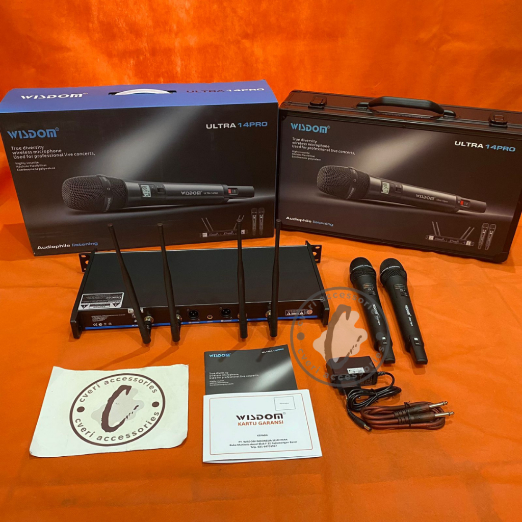 Wisdom Ultra 14 Pro Microphone Wireless Original Ultra-14 Pro