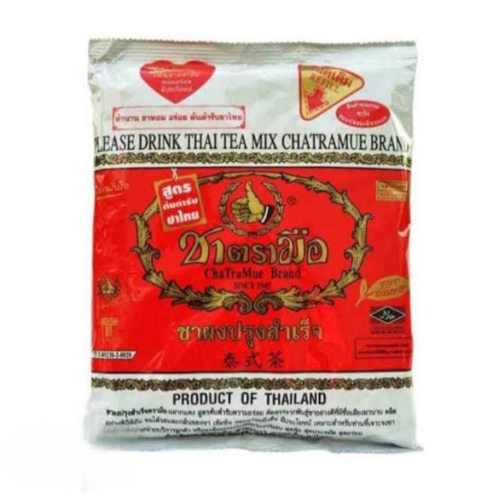 

RB22 Chatramue brand thai tea original 400 gr serbuk daun teh asli thailand halal BPOM