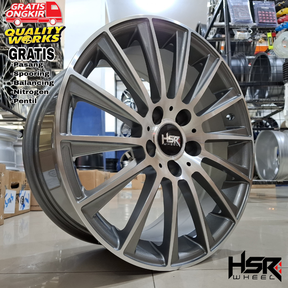 Velg Mobil Rush, Terios, Ring 16 Lebar 7,5 Velg Racing Hsr Wheel Rostock Blade