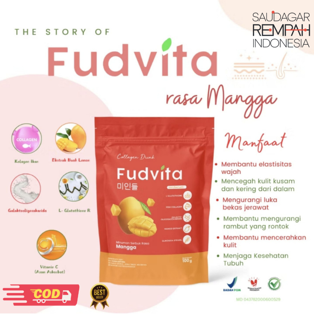 

Fudvita Minuman Serbuk Rasa Manga 100g