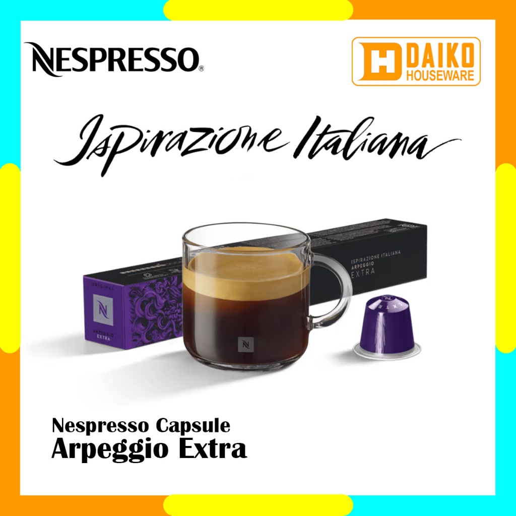 

Capsule Nespresso Arpeggio Extra Original - Kopi Kapsul Dark Roast