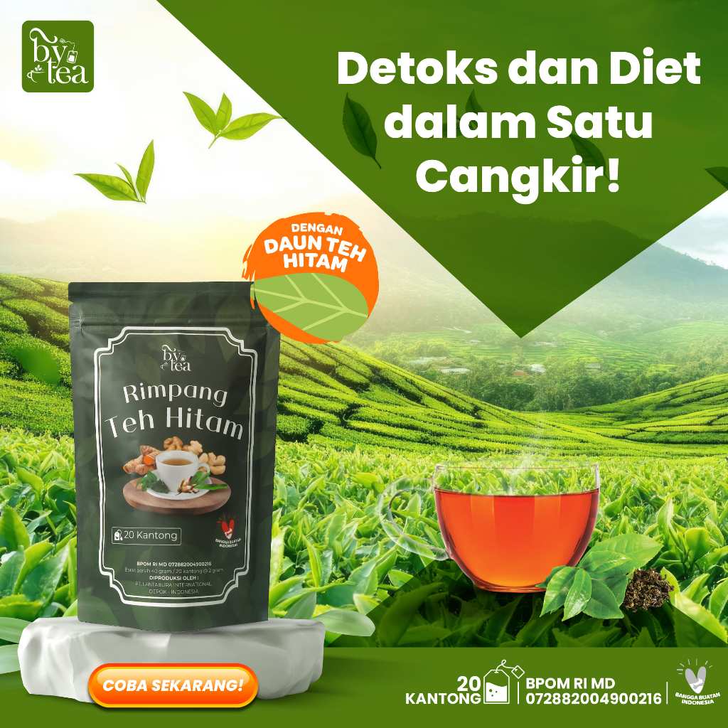 

BYTEA Rimpang Teh Hitam – Teh Herbal Terbaik untuk Kesehatan & Diet