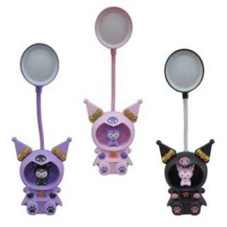 Lampu tidur Lampu Meja Kuromi + Serutan pensil