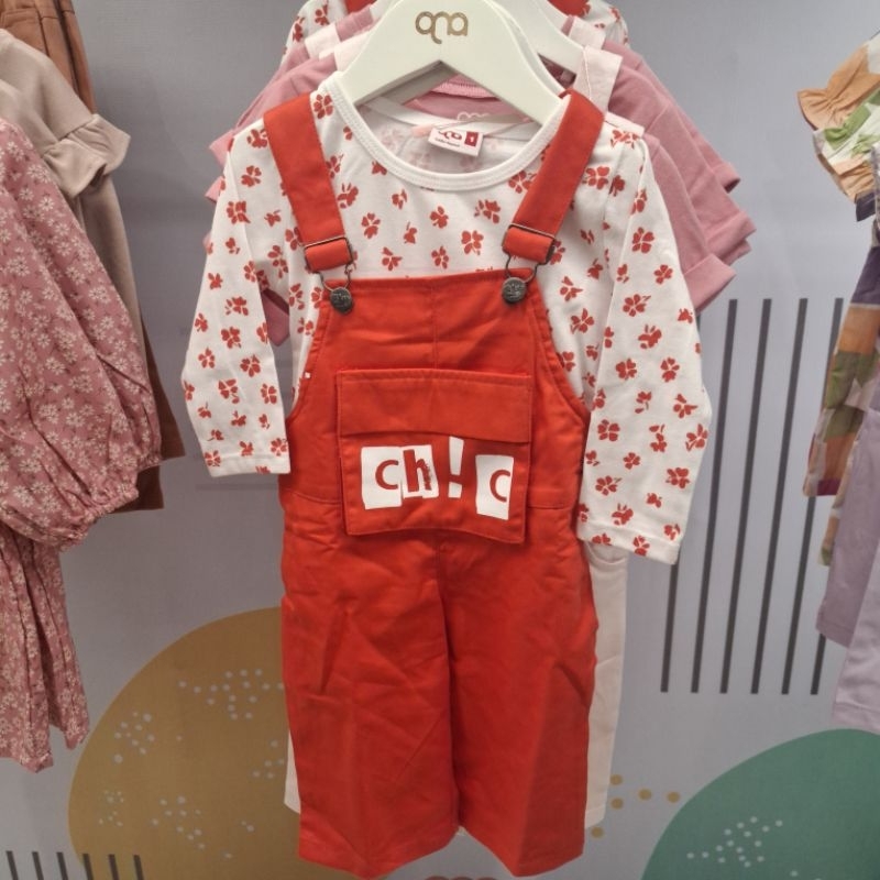 Qna Baju Overall Setelan Celana Anak Perempuan Original