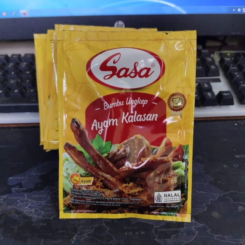 

Sasa Bumbu Ungkep Ayam Kalasan 33gr x 10pcs / 1 RENCENG