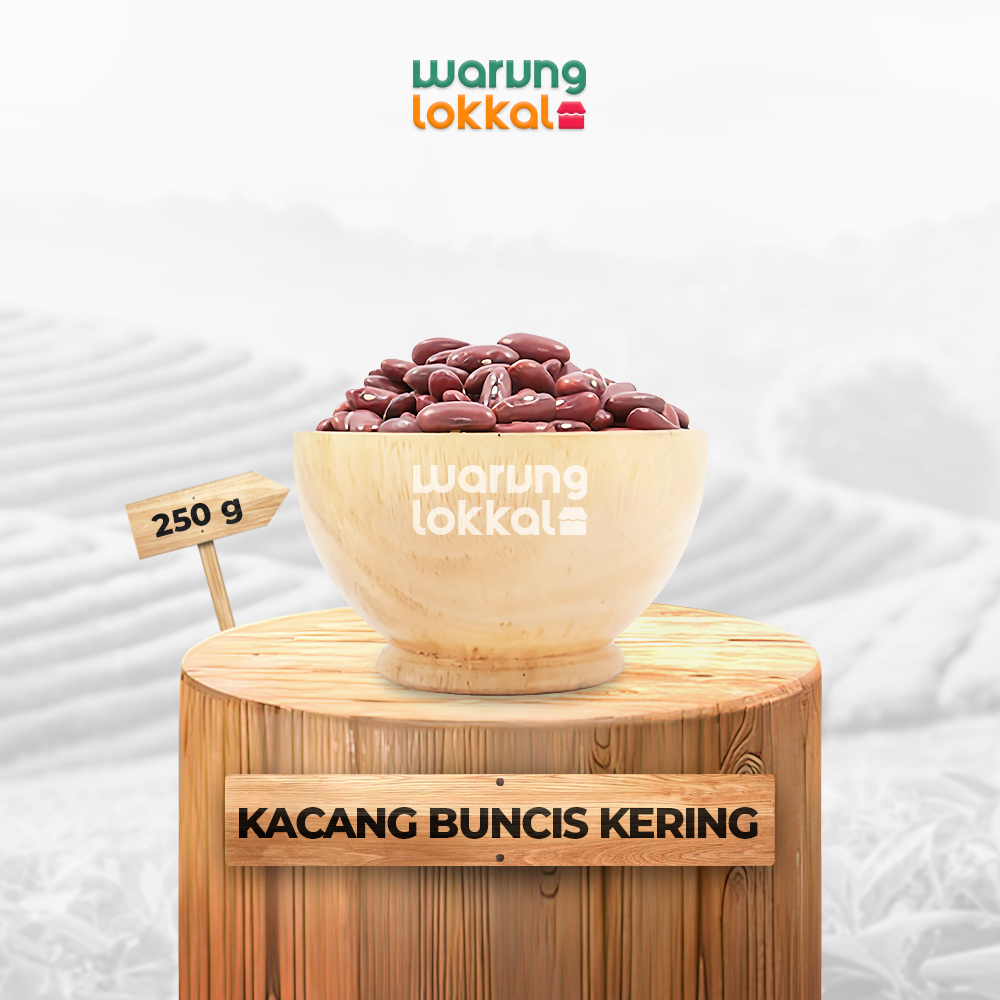 

Kacang Buncis Kering 250g - Warung Lokkal