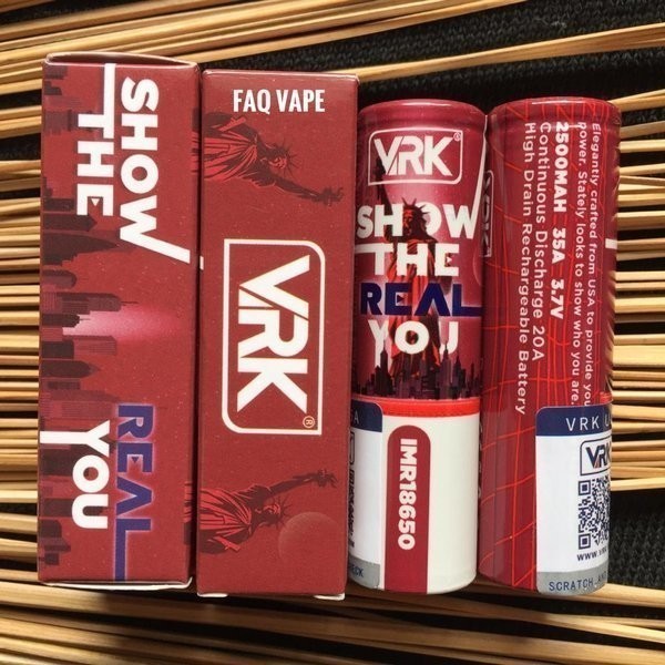 Battery Vape VRK Merah 2500 mAh 35A | 18650 ( 1 PCS )