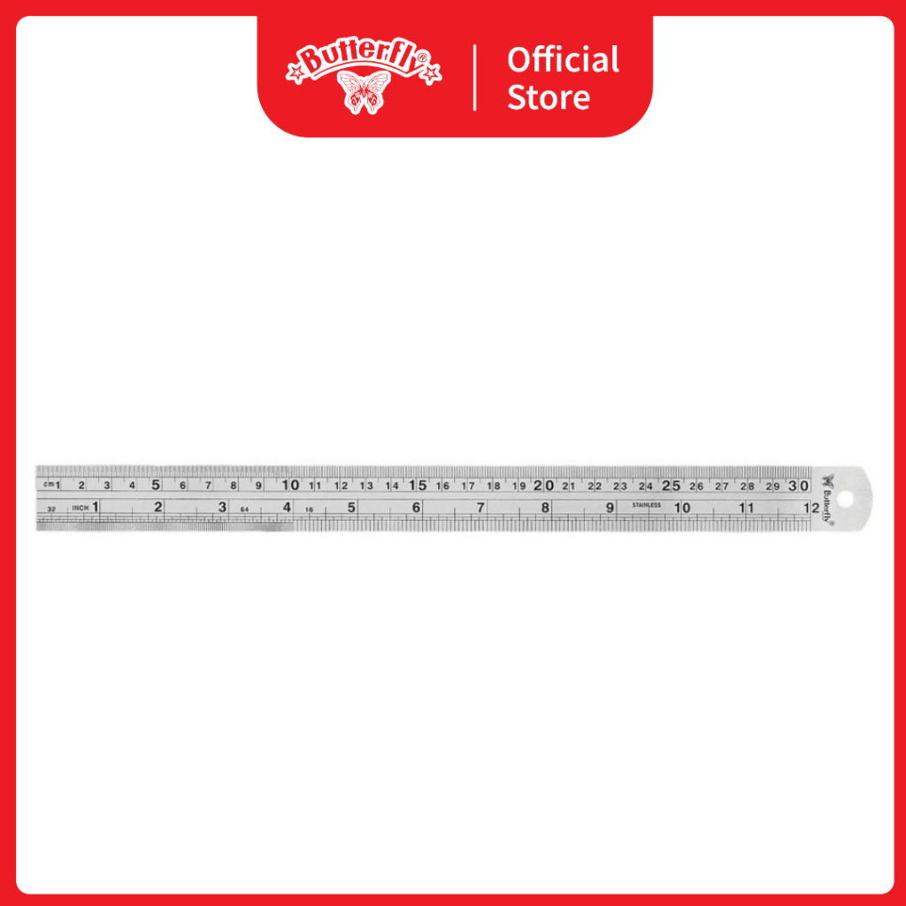 

Butterfly Penggaris Besi 30 CM