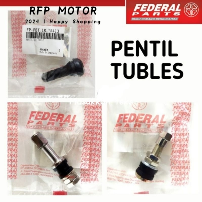 Pentil ban tubeless FEDERAL