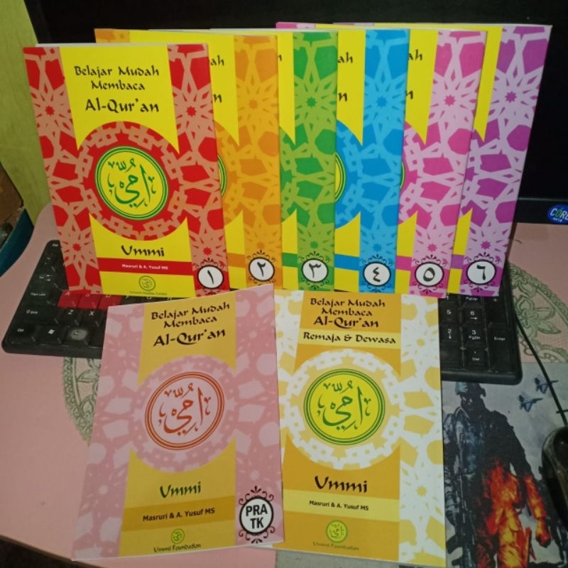 Buku Paket Bundling Metode Ummi 8 Buku, 1 set + pra tk + Remaja & Dewasa