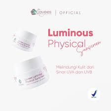 Lavees Cosmedics - Luminous Physical Sunscreen [Krim Siang Flek Melasma