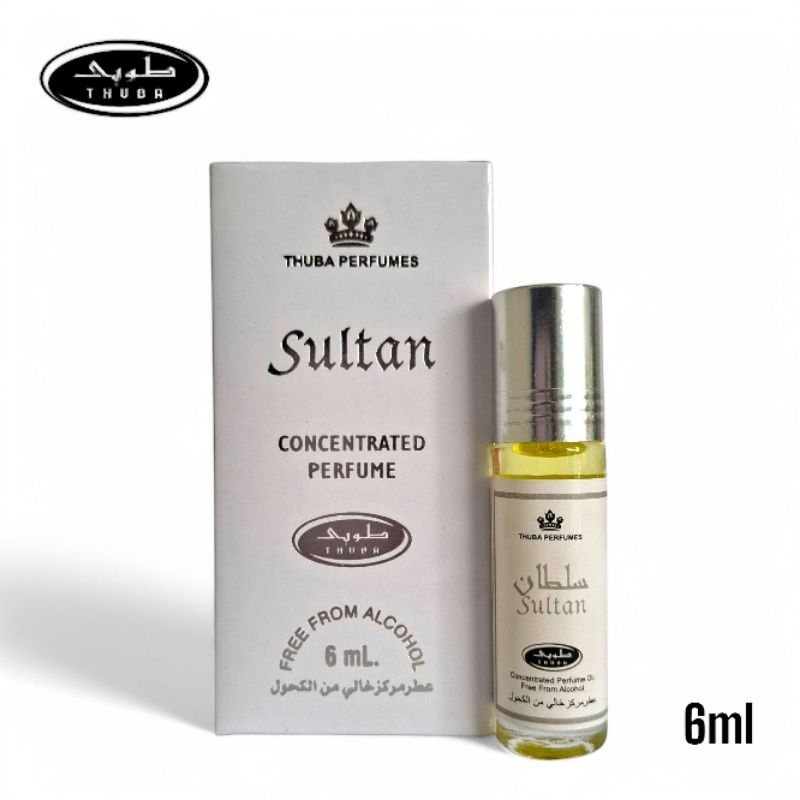 Parfum Sultan Thuba Kemasan 6ml - Minyak Wangi Ibadah Non alcohol Thuba