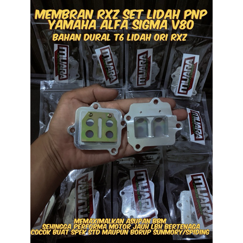 membran rxz set lidah original pnp yamah alfa sigma v80 jaminan presisi seri dural T6