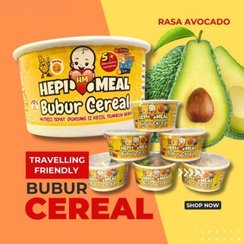 Bubur Cereal Hepi Meal rasa Avocado