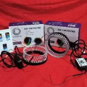 Shouroud Vinyx 3 inch / 2,5 inch Request Ket - Apk aplikasi RGB Full Color Bulat O