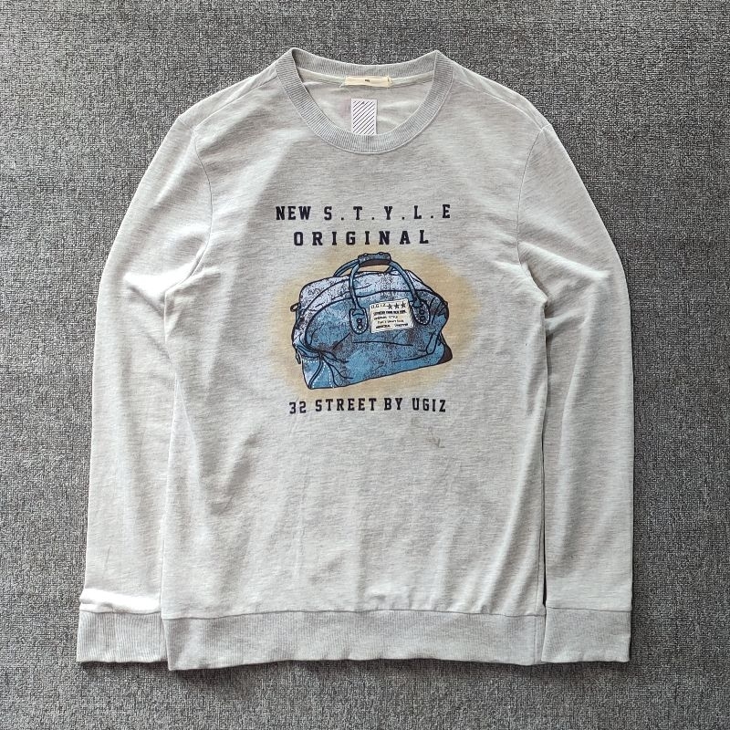 CREWNECK 32 STREET BY UGIZ LIGHT GREY