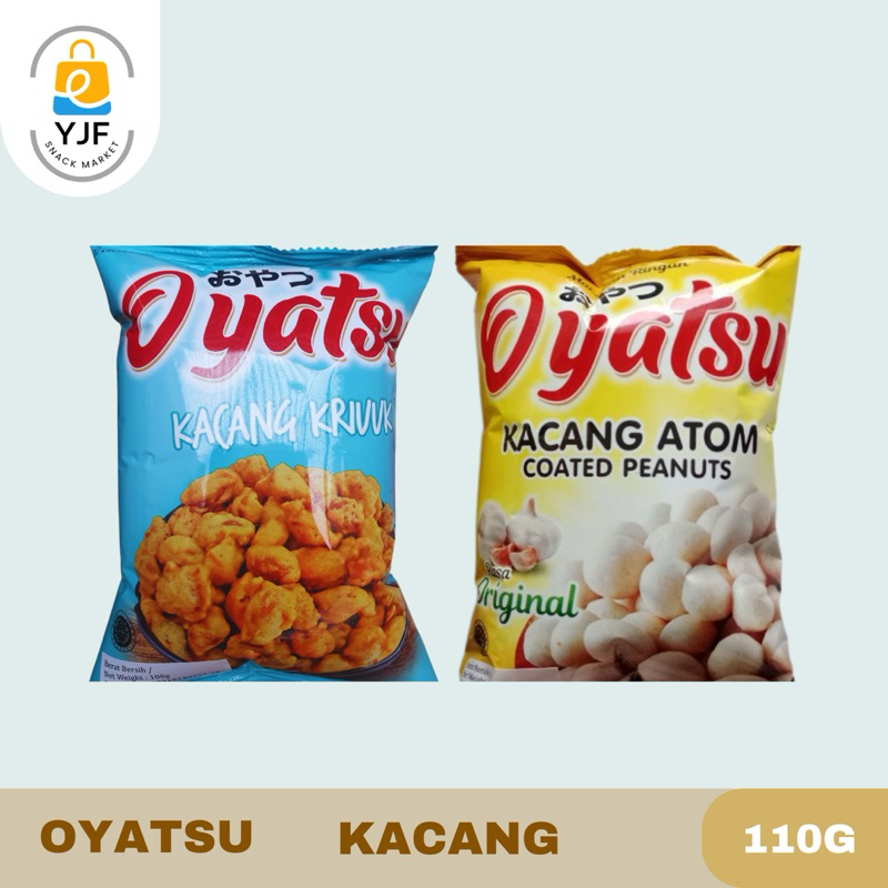 

Oyatsu Kacang Atom / Snack Kacang Kriuk / Cemilan Kacang - 110g