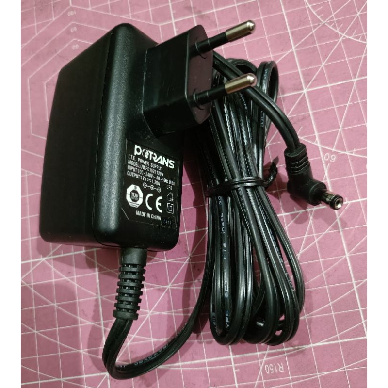 ADAPTOR 12V 1.25A ORI MERK POTRANS