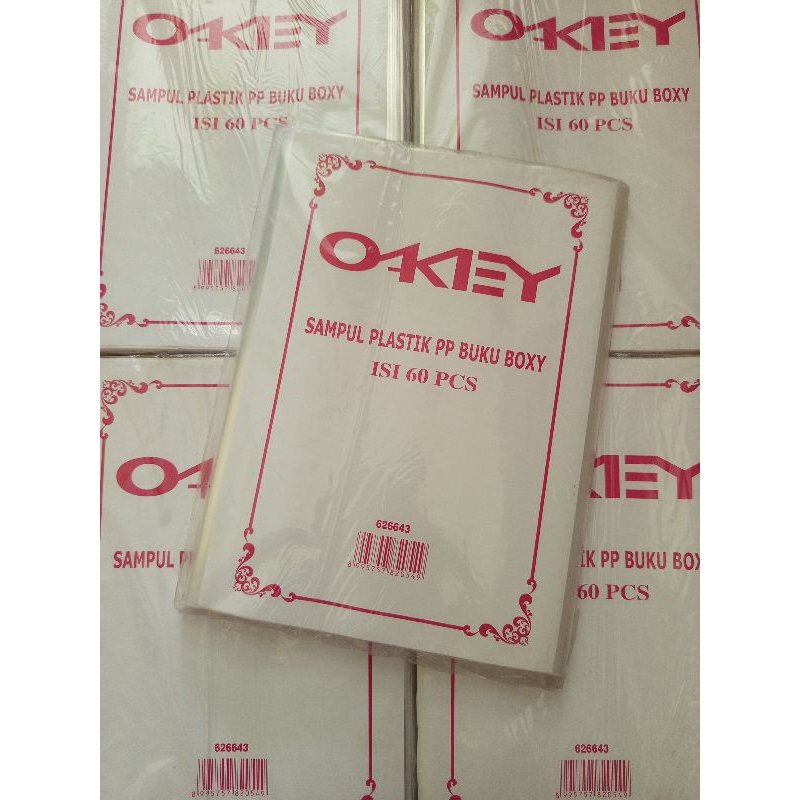 

SAMPUL PLASTIK TEBAL OKEY UKURAN BOXI PAK (ISI 60 PCS) KUALITAS PREMIUM TIDAK MUDAH SOBEK