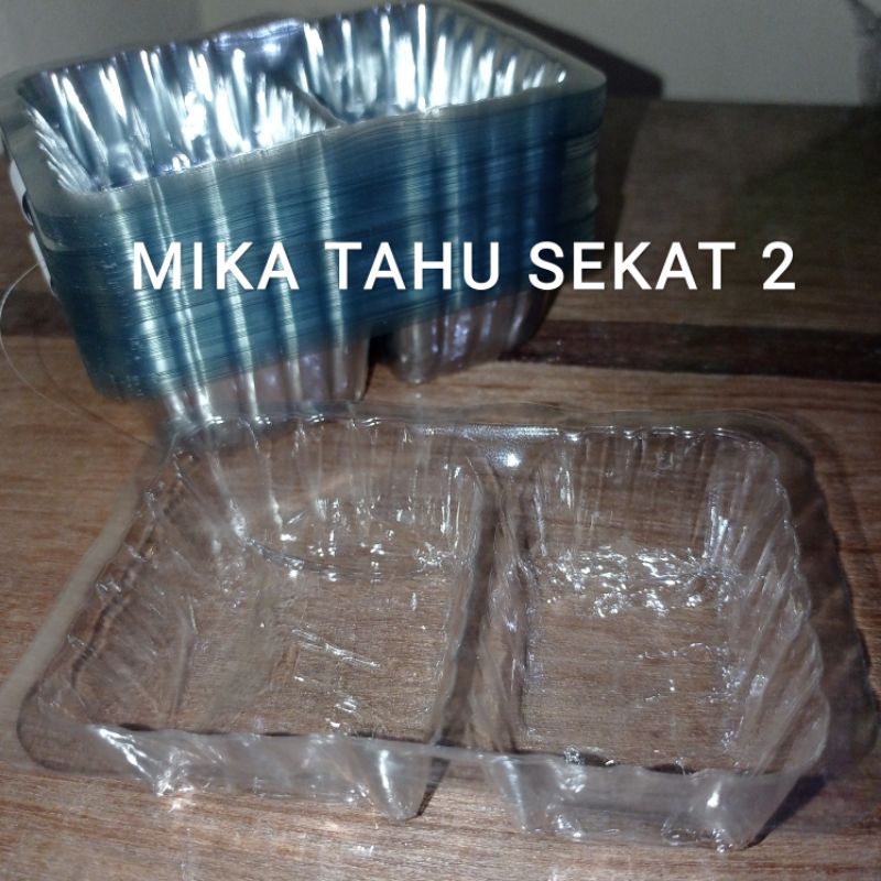 100 Pcs MIKA TAHU/ MIKA KENTANG SEKAT 2