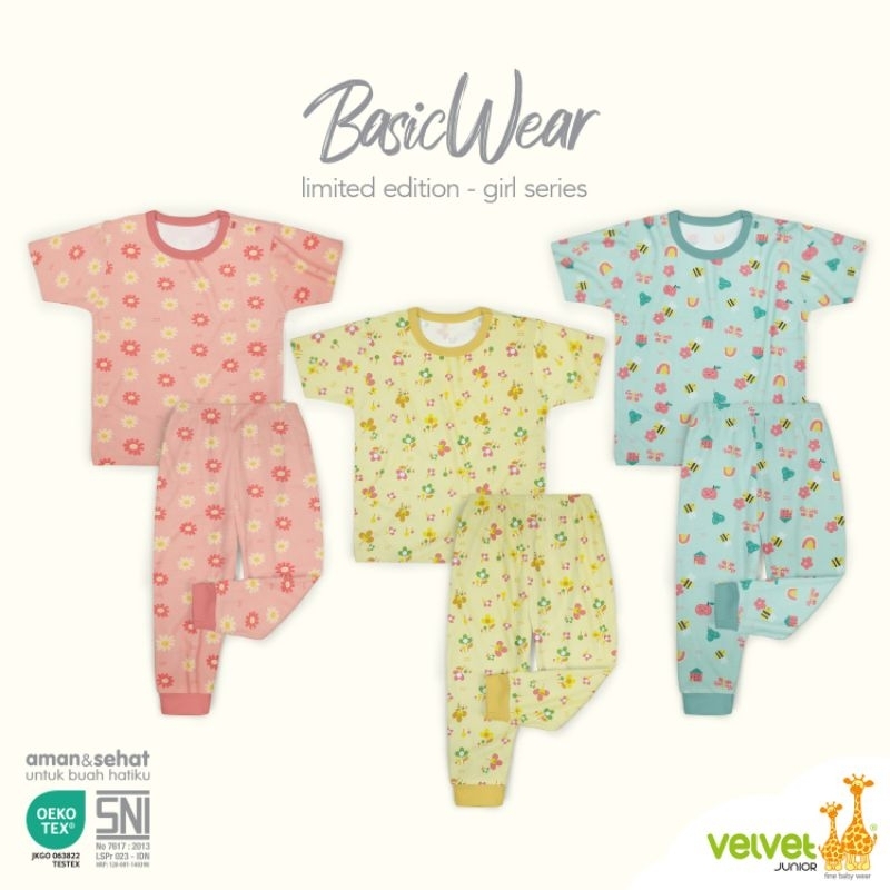3 pasang - Velvet  dreamwear cp GIRL