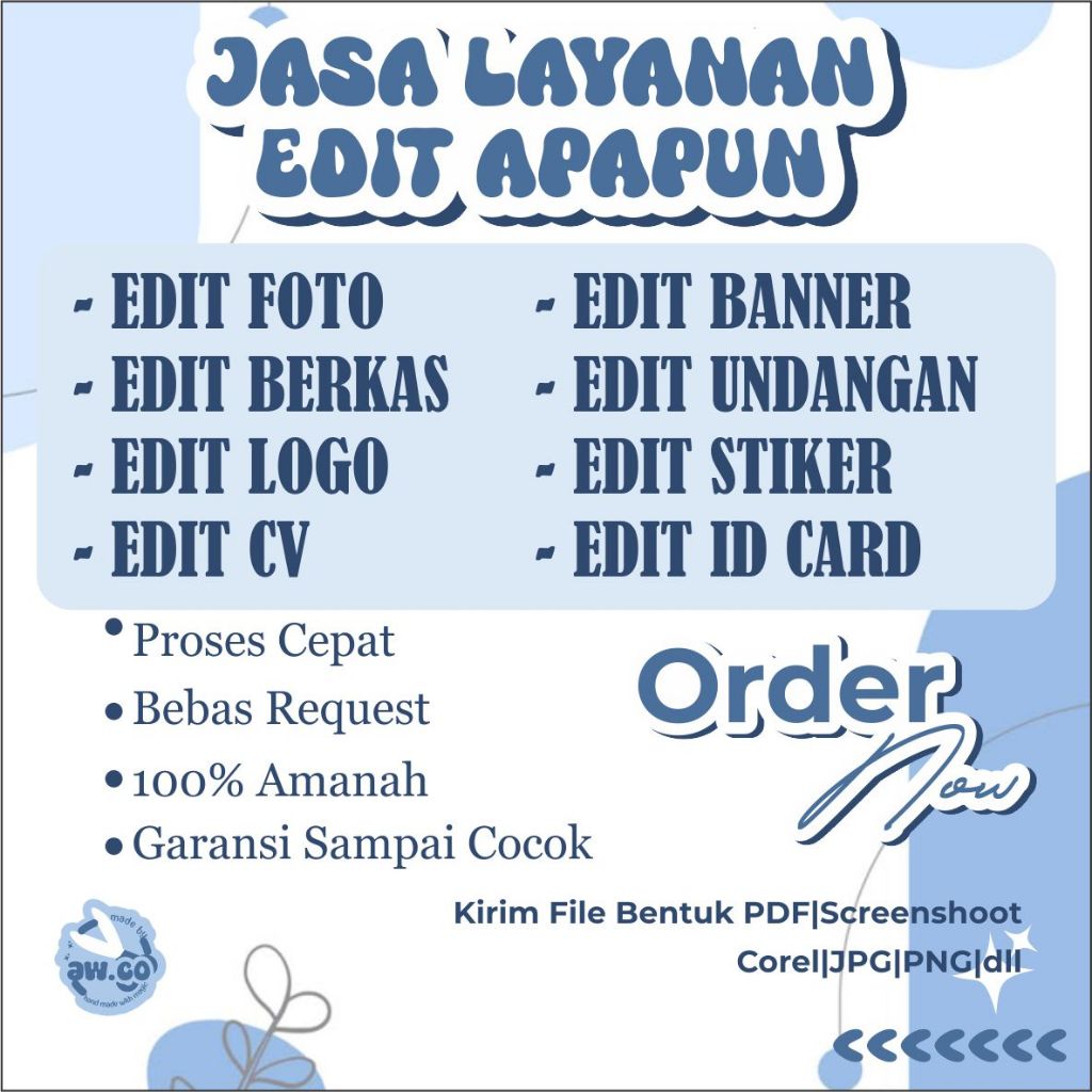 Jasa edit apapun/Edit/Jasa edit/Foto/Stiker