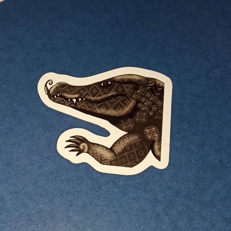 

stiker buaya kalem