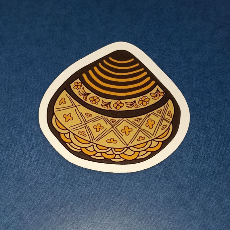 

stiker lokan/kerang