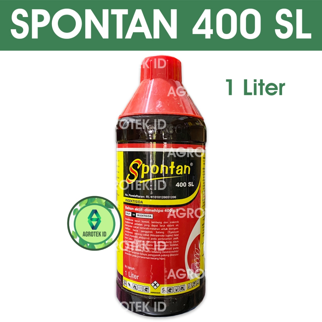 SPONTAN 400 SL 1 Liter Insektisida Obat Hama Wereng Cabuk Ulat